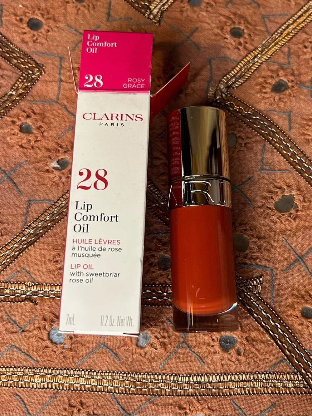 Clarins Limited Edition Lip Comfort Oil 28 Rosy Grace